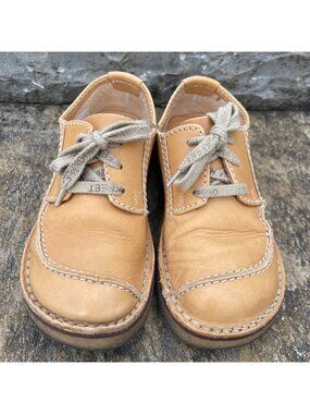 Duckfeet Womens Danish Fyn Derby Shoes Size 37 Minimalist Tan Leather Durability